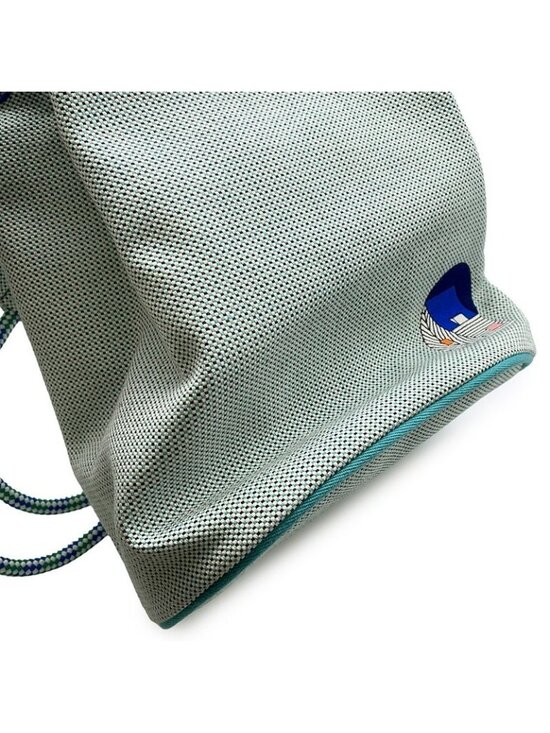 Hermes Backpack les Cabanes Embroidery Tricolor main image 6